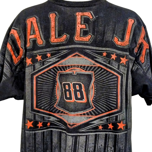 Dale Earnhardt Jr. #88 Men's Black XL Chase Authentics T-Shirt NARCAR Sprint Cup - Picture 5 of 8